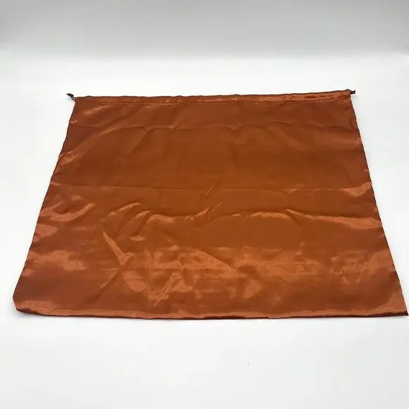 Silk Dust Bag, Brownish Gold, 19 x 23 - Picture 2 of 2
